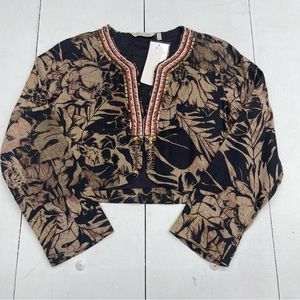 Soft Surroundings Rosewood Tresor Topper Jacket Bolero Embellished Women’s M New